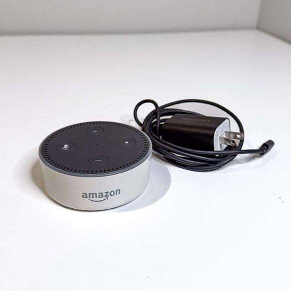 Amazon Other - Amazon Echo Dot (2nd Gen) Smart Speaker & Charger | White Model #RS03QR - Tested